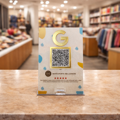 1 Qr Business Standee