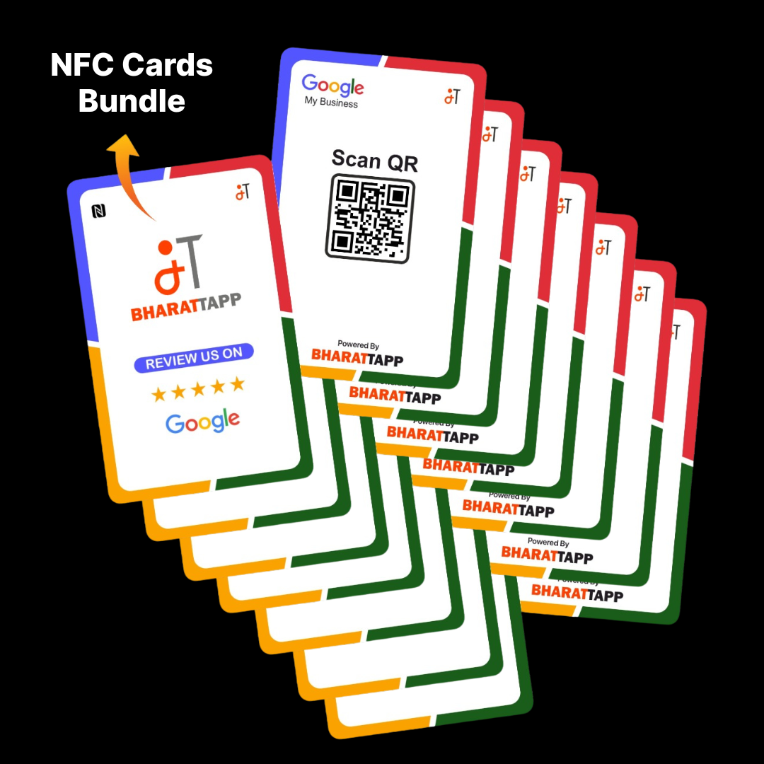 10 Google Review NFC Card Bundle