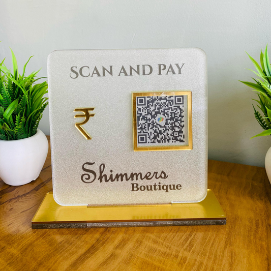 1 QR Smart Payment Standee