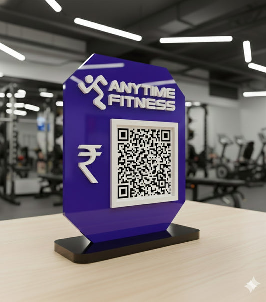 1 QR GYM Standee