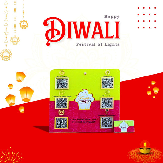 6 Qr Digital Standee With Business card