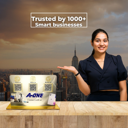 3 QR Smart NFC Standee