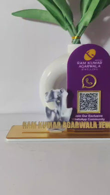 2 QR NFC Enabled Premium Jewelry Standee for Jewellery Shop & Gold Store For Jewellers
