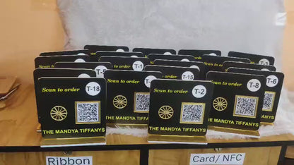 1 QR NFC Enabled Tabletop Standee for Restaurant / Cafe - Digital Menu