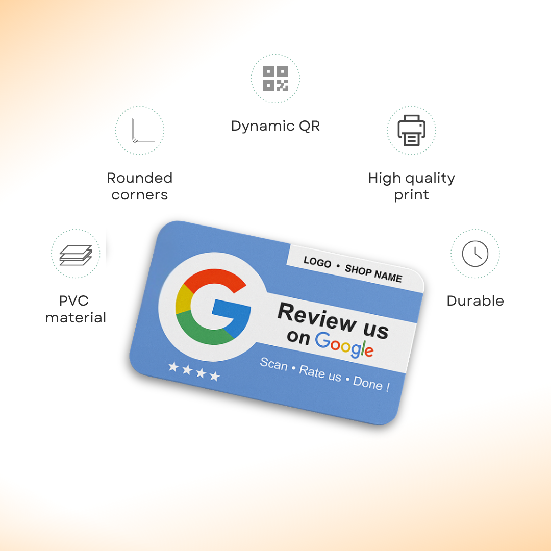Google NFC Review Cards